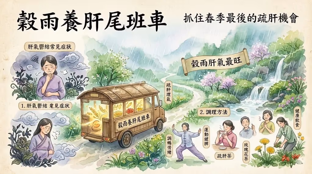 穀雨養肝尾班車:把握春季最後疏肝機會,為夏季健康打好底